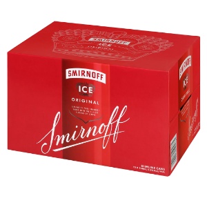 Picture of SmirnOff 5% Red Ice Vodka Lemon 12pack Cans 250ml
