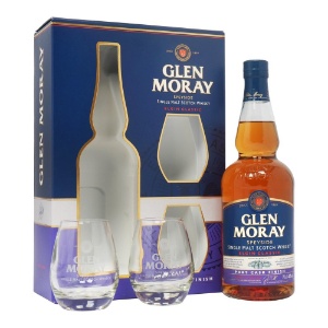 Picture of Glen Moray Port Cask Single Malt Whisky 700ml + 2 Glasess Gift Pack