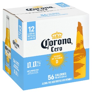 Picture of Corona Cero 0.0% Non Alcoholic Beer 12pack Bottles 330ml